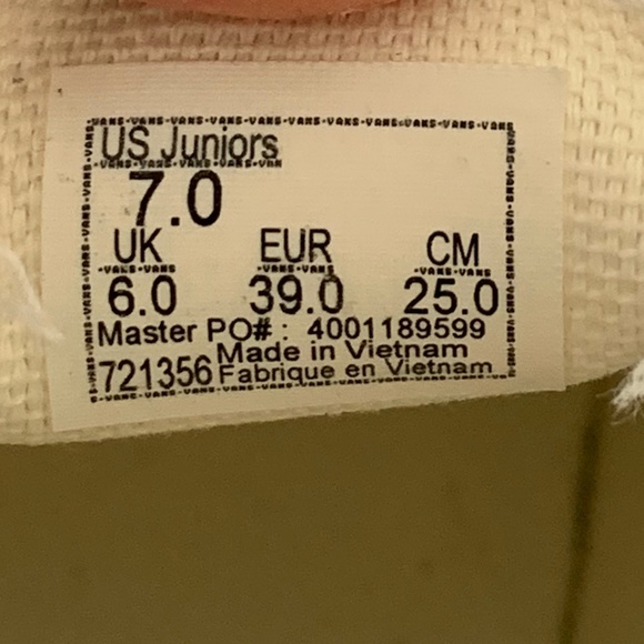 Vans Classic Slip-On Size 7 Youth= Women's size 8.5 - Picture 13 of 15